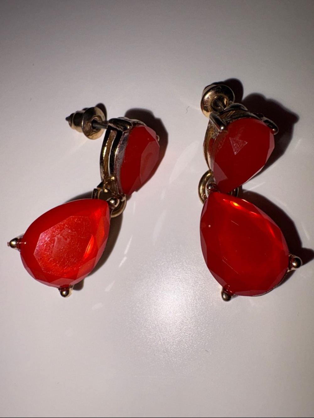 ❤️‍🔥3/10$❤️‍🔥Teardrop Crystal Drop Earrings